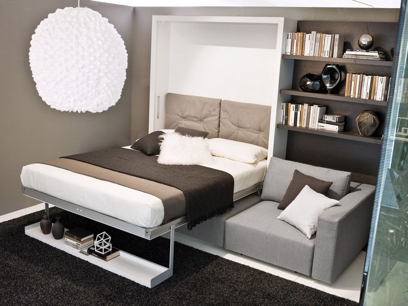 Кровать, шкаф, диван - единое целое, которое трансформируется друг в друга