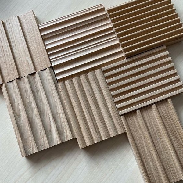 Волнообразные 3Д фактуры на древесине