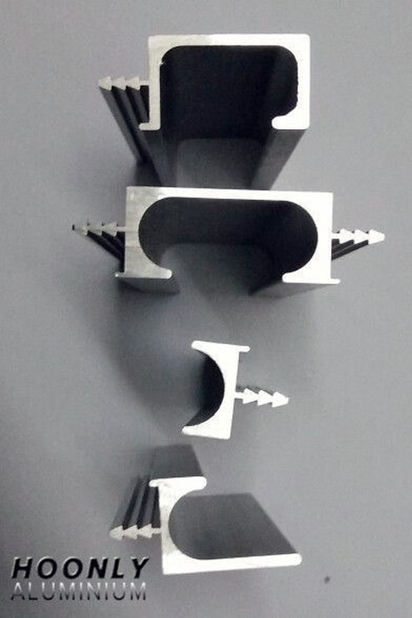 Примеры врезных ручек из алюминиевого профиля 